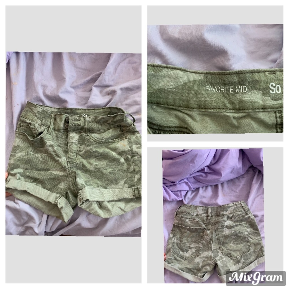 SO brand.  from kohl’s.  size 1.  camouflage.